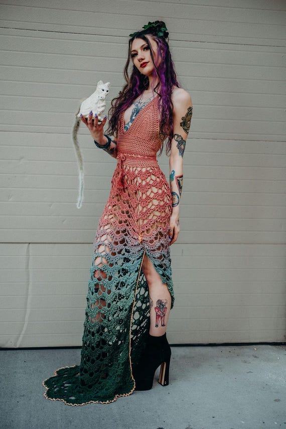 Alice Dress Crochet PATTERN: Lacy Elegant Design - Etsy