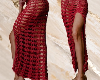 Khaleesi Crochet Skirt PATTERN: Easy Lacy Design, All Lengths