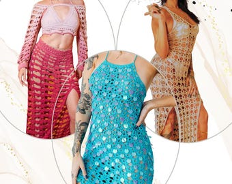 Crochet Patterns BUNDLE: Best Selling Dresses #3