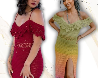 Wisteria Crochet Dress PATTERN