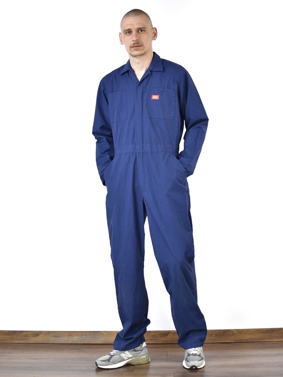Vintage Dickies Blue Cotton Overalls 