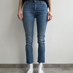 Acne Studios Skinny Blue Denim Pants Jeans 26x32 image 2