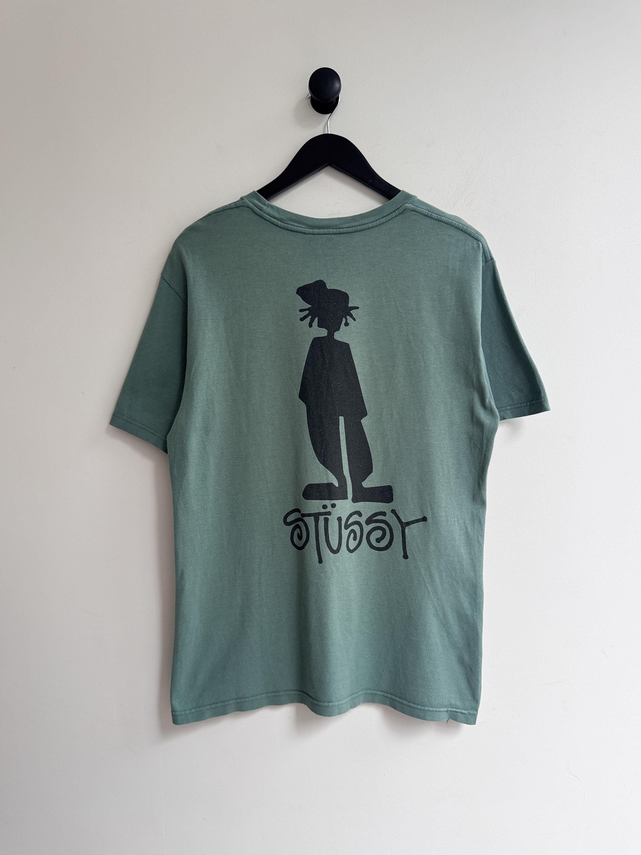 Vintage Y2k Stussy Logo T-shirt Mens Size M - Etsy
