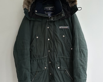 Vintage Polo Sport Ralph Lauren Puffer Parka Jacket