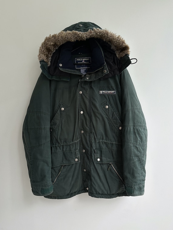 Vintage Polo Sport Ralph Lauren Puffer Parka Jacket - Etsy