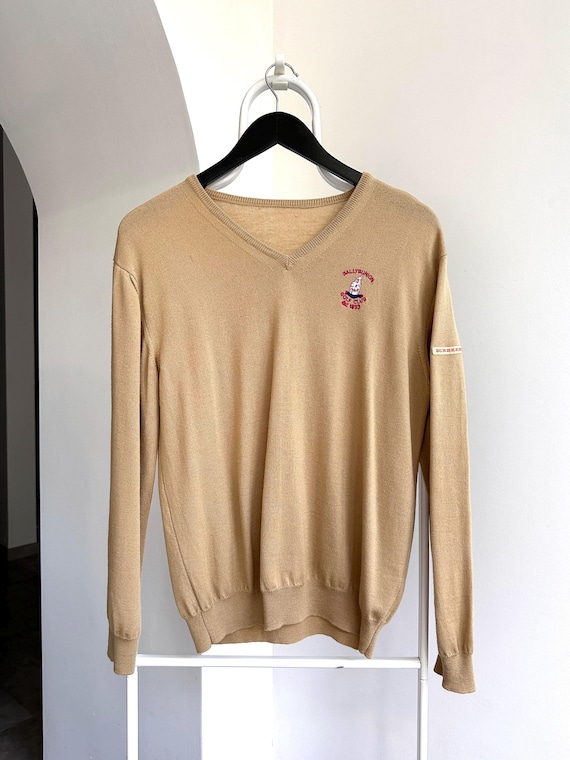 Vintage 90s Burberrys Golf V Neck Sweater Jumper - Etsy UK