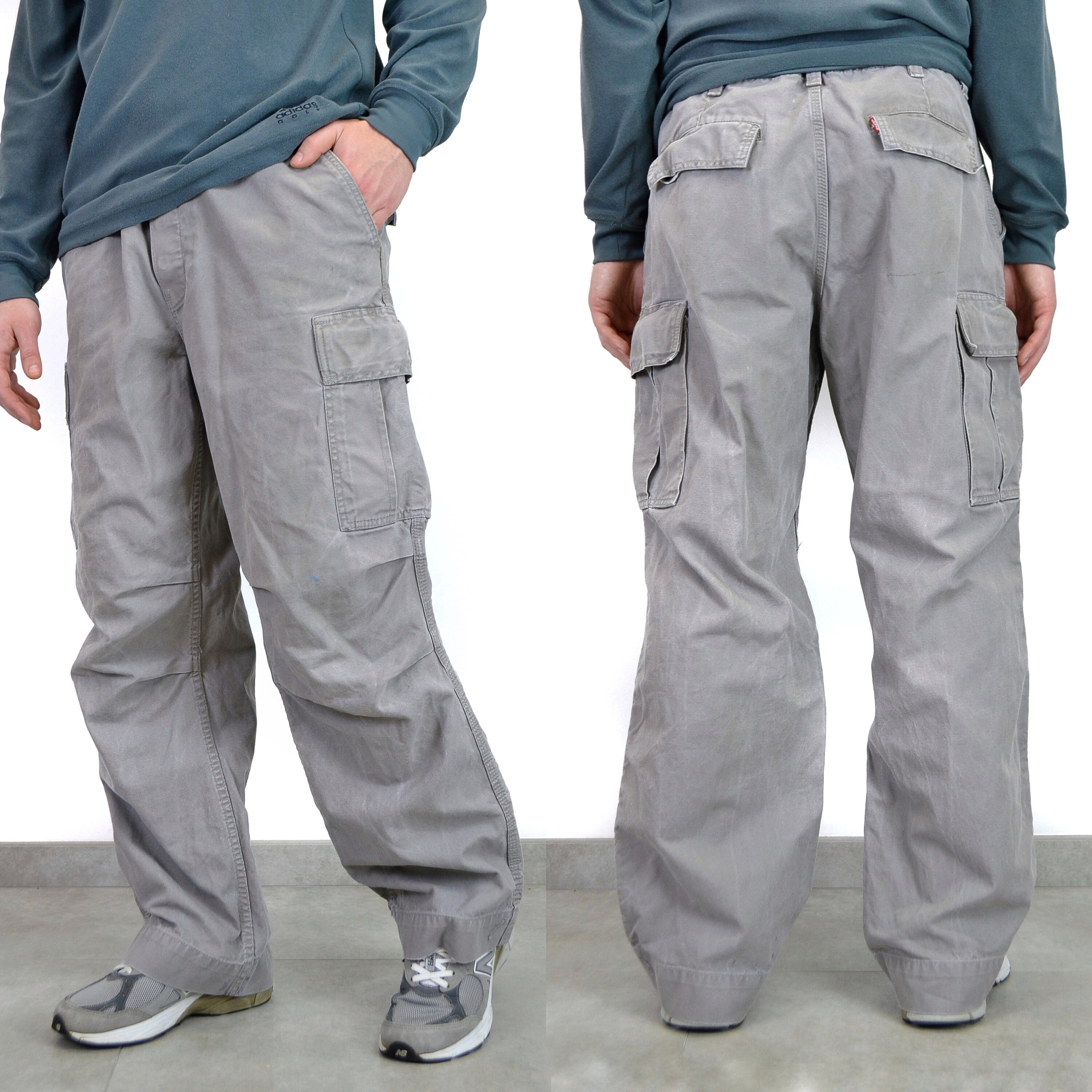Black Cargo Pants Levi
