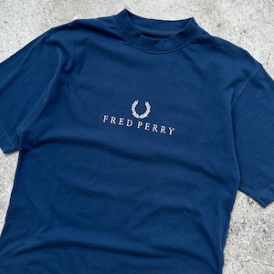 Vintage Fred Perry Blue Tee Shirt