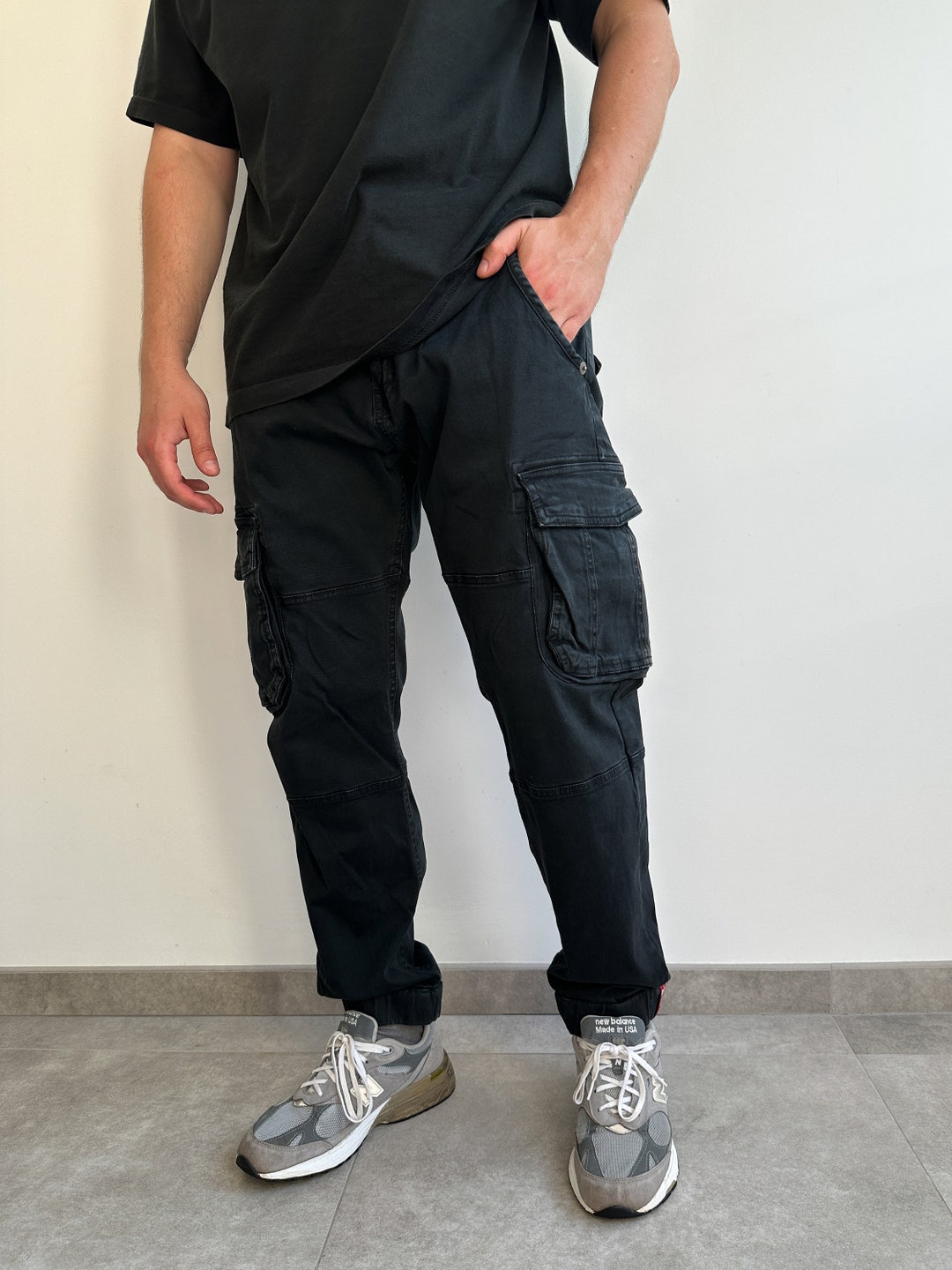 Vintage Alpha Industries Cargo Pants Trousers - Etsy