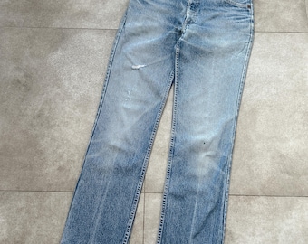 Vintage y2k Levis 627 Blue Denim Jeans 32x32