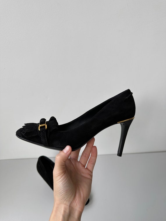 Burberry pumps cheap zwart