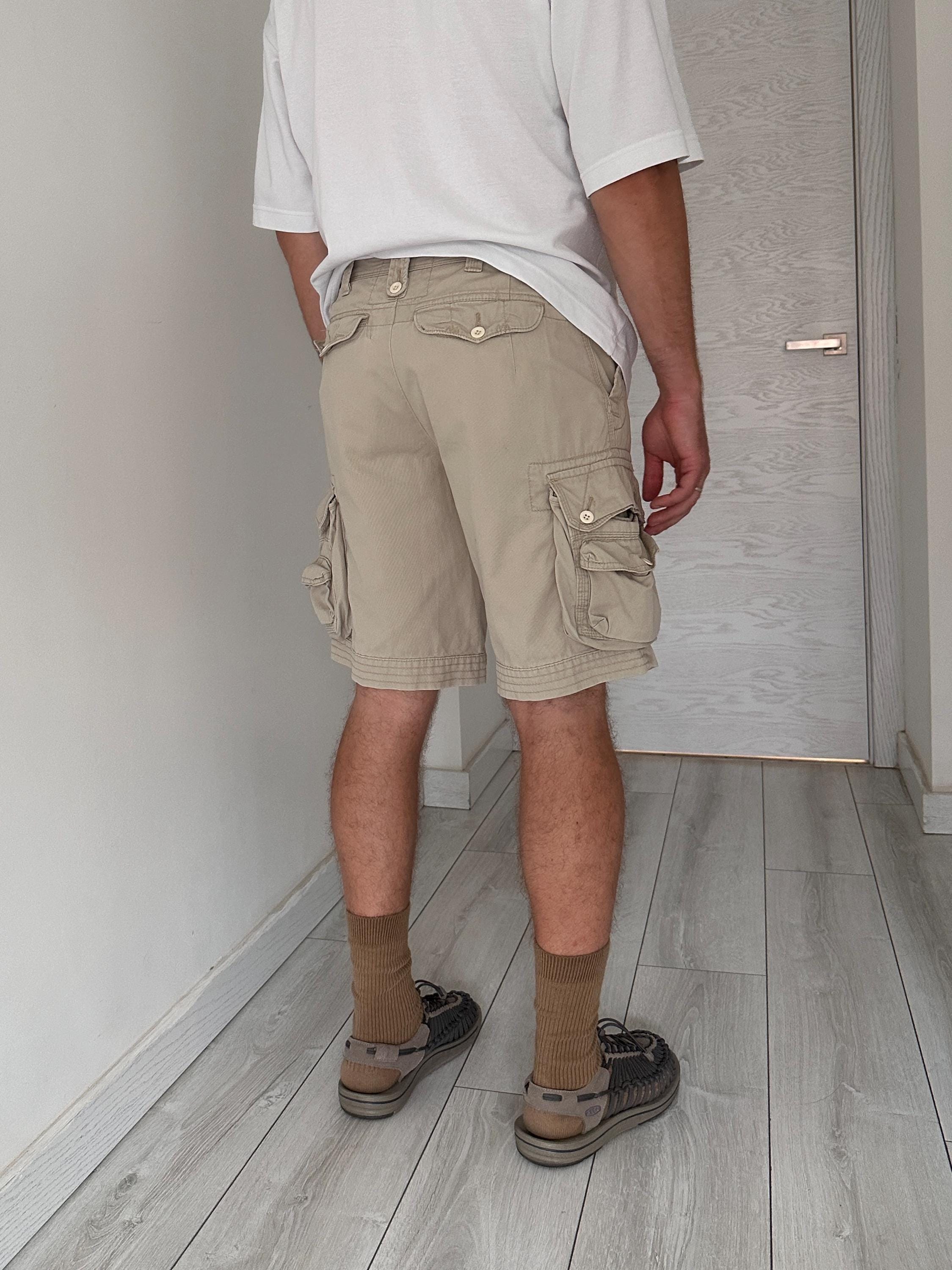 Vintage Polo Ralph Lauren Cargo Shorts Cream Mens Size S - Etsy