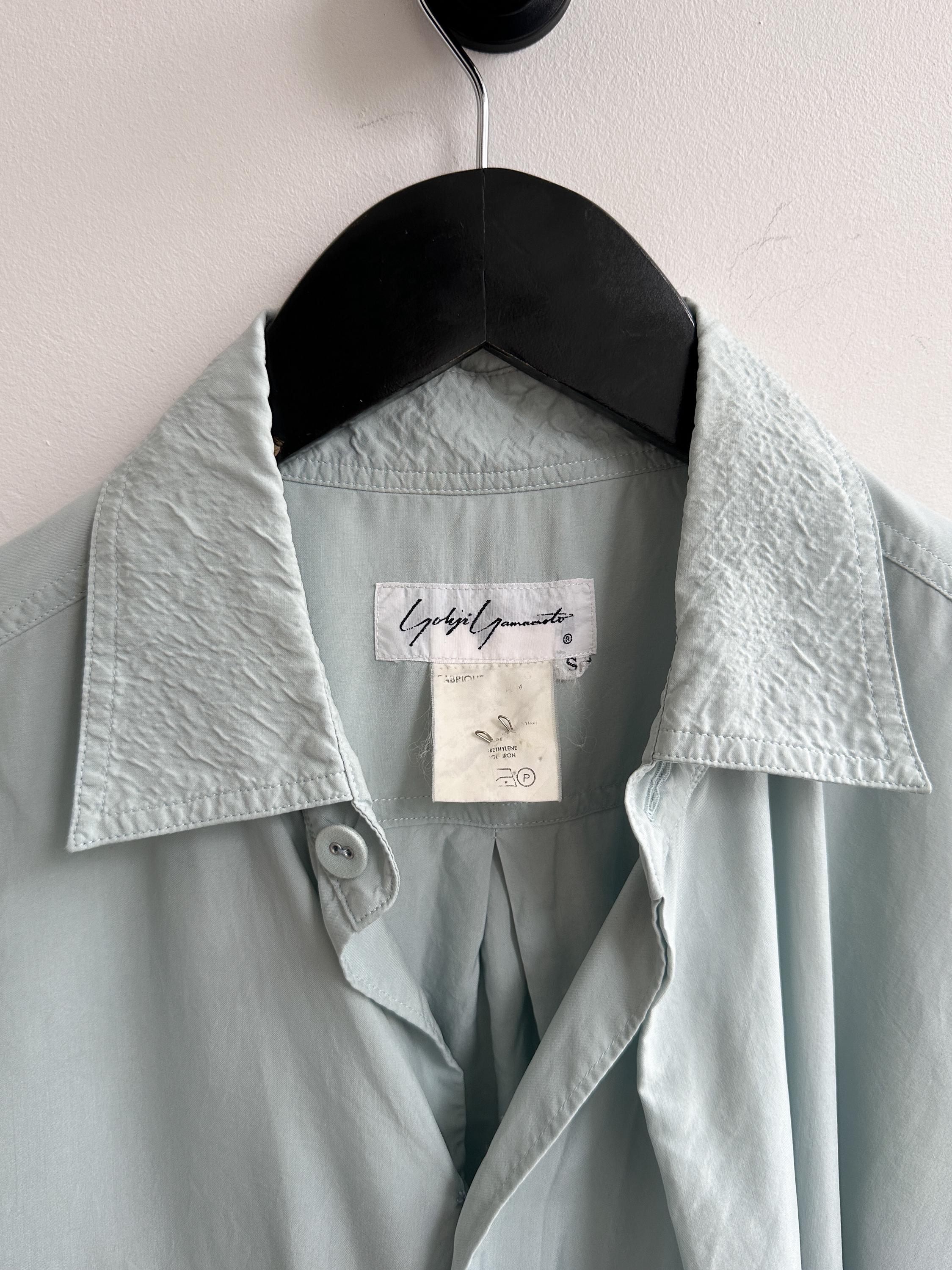 Vintage 90s Yohji Yamamoto Blue Shirt Size S M Womens - Etsy