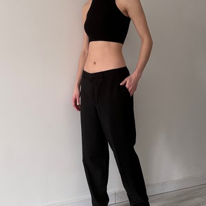 Vintage y2k Acne Studios Black Dress Trousers Pants S-M