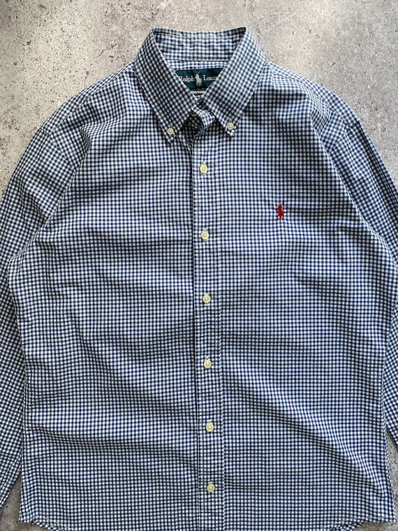 Vintage Polo Ralph Lauren Check Shirt Size S - Etsy Canada
