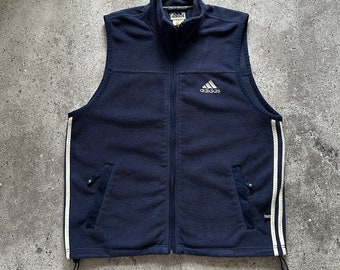 Vintage Adidas Fleece Vest Gilet