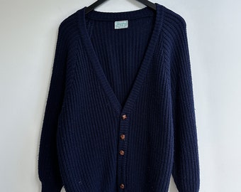 Vintage Benetton Knit Cardigan Sweater Jumper