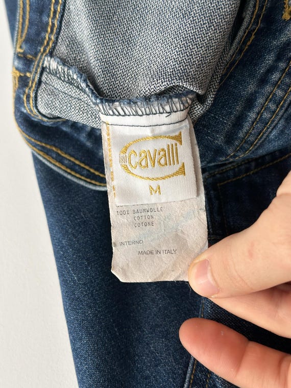 Giacca di jeans vintage Y2K Just Cavalli Jeans da donna taglia M