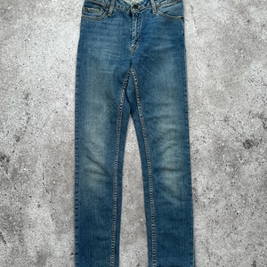 Acne Studios Skinny Blue Denim Pants Jeans 26x32 image 4