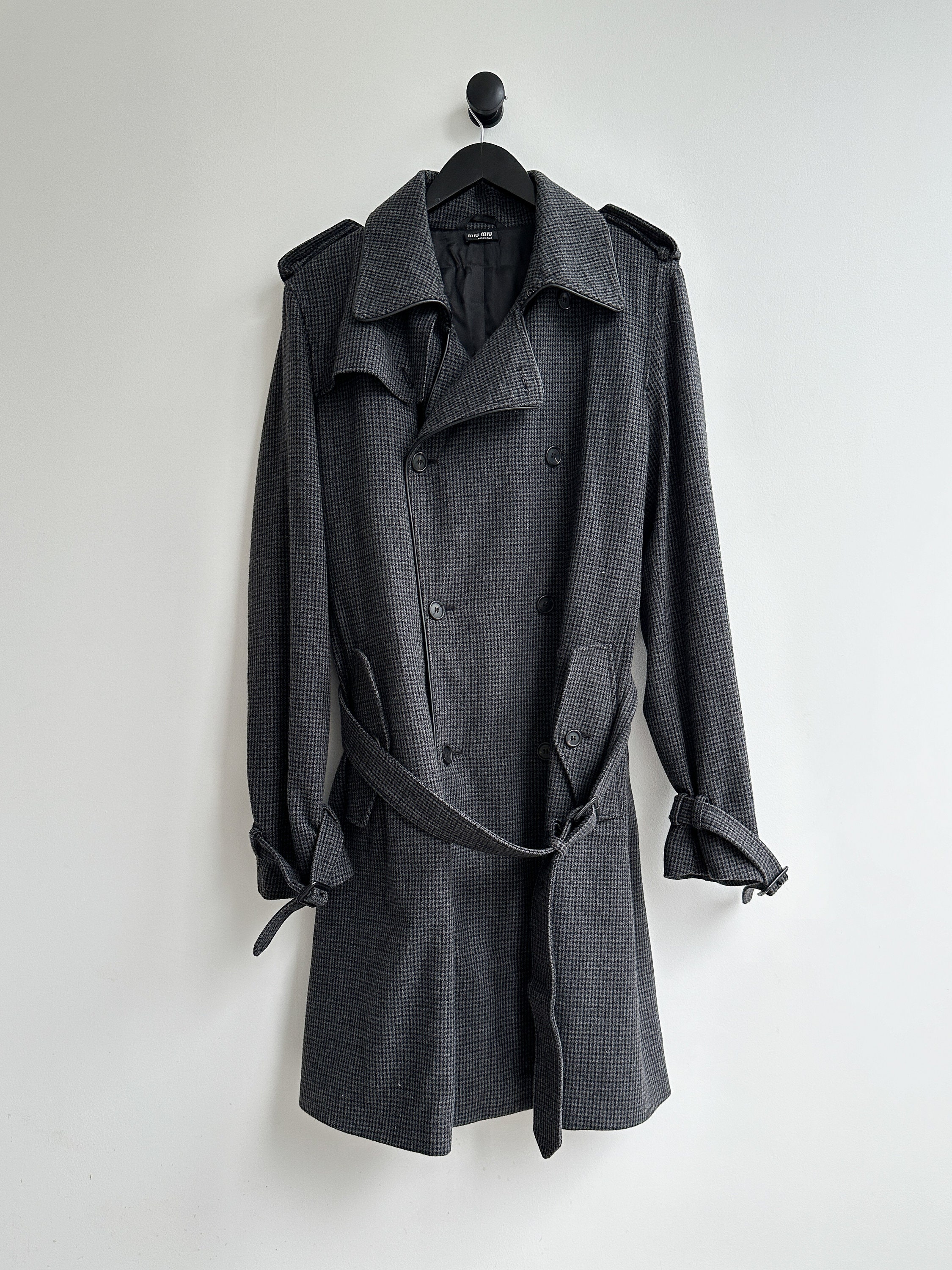 Miu miu wool coat cheap