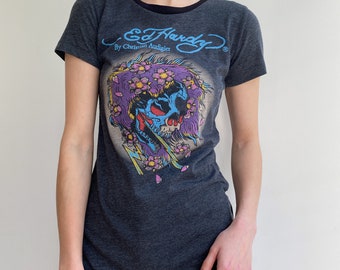 Camiseta vintage Ed Hardy de Christian Audigier Y2K