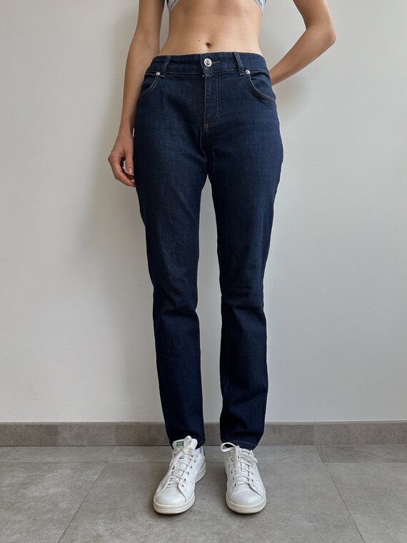 Versus Versace Skinny Denim Pants Jeans - Etsy