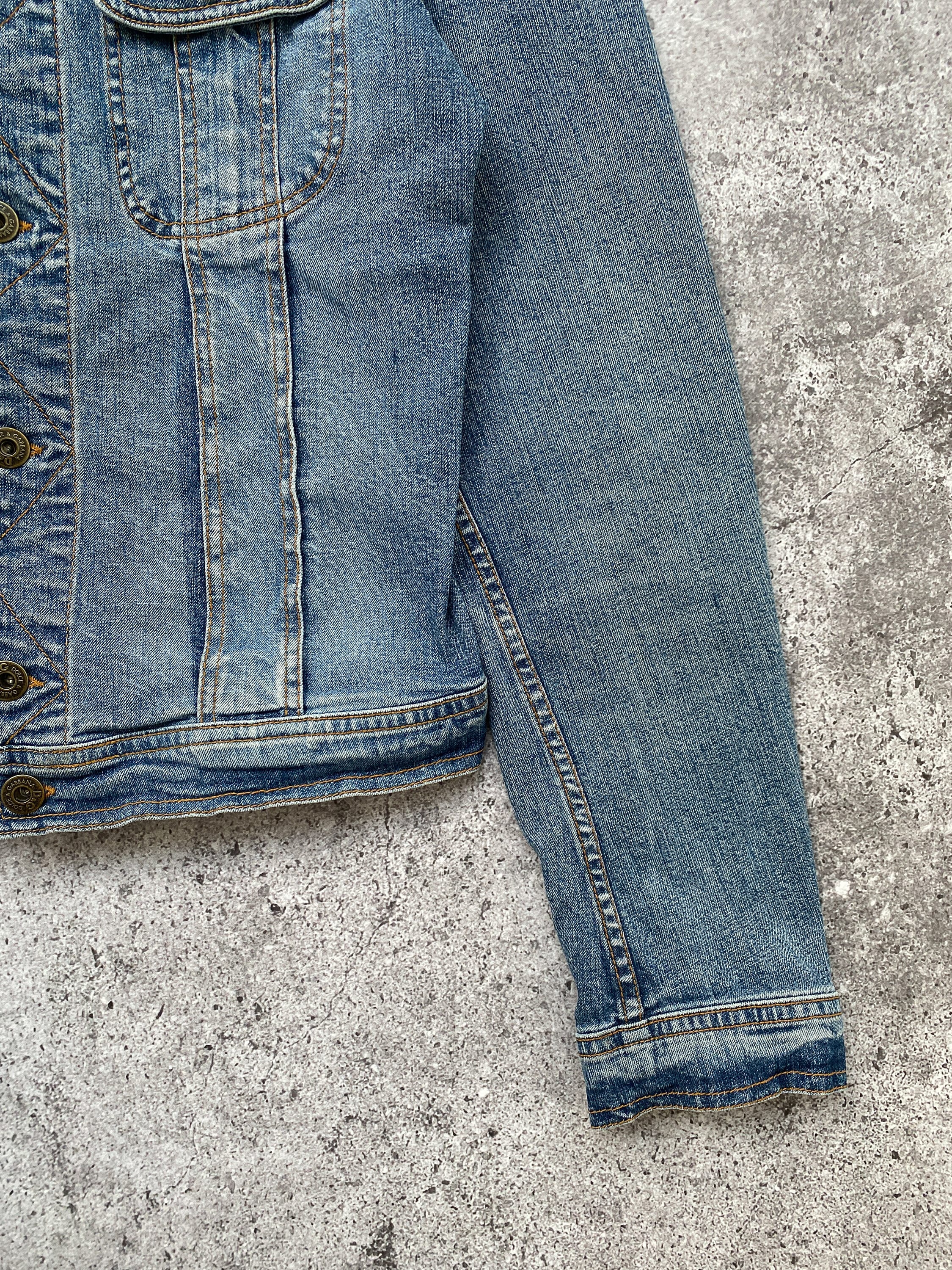 Vintage 90s Dolce Gabbana Blue Denim Jacket Jeans XS S - Etsy Canada