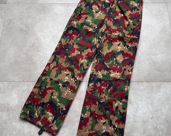 パンツ STONE  vintage 90SS ICE CAMO PANTS Vtg World Industries Snow Camo Snowboard Pants S Flameboy