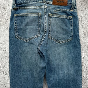 Acne Studios Skinny Blue Denim Pants Jeans 26x32 image 7