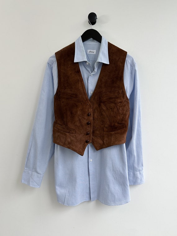 Vintage Polo Ralph Lauren Suede Vest Gilet Etsy