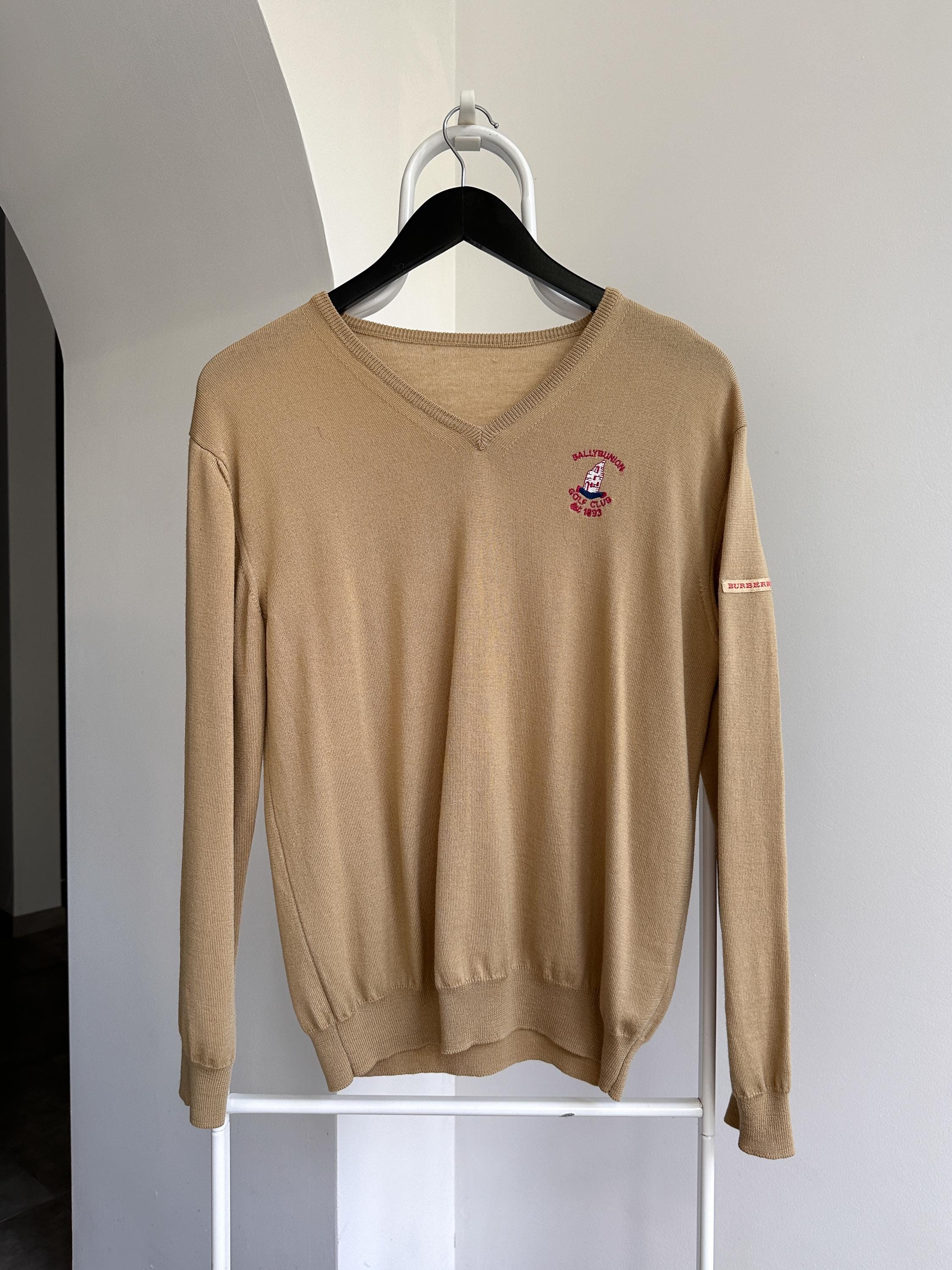Burberry golf sweater sale