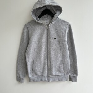 Lacoste Zip Hoodie Grey Lacoste Kapuzenpullover Grau LACOSTE
