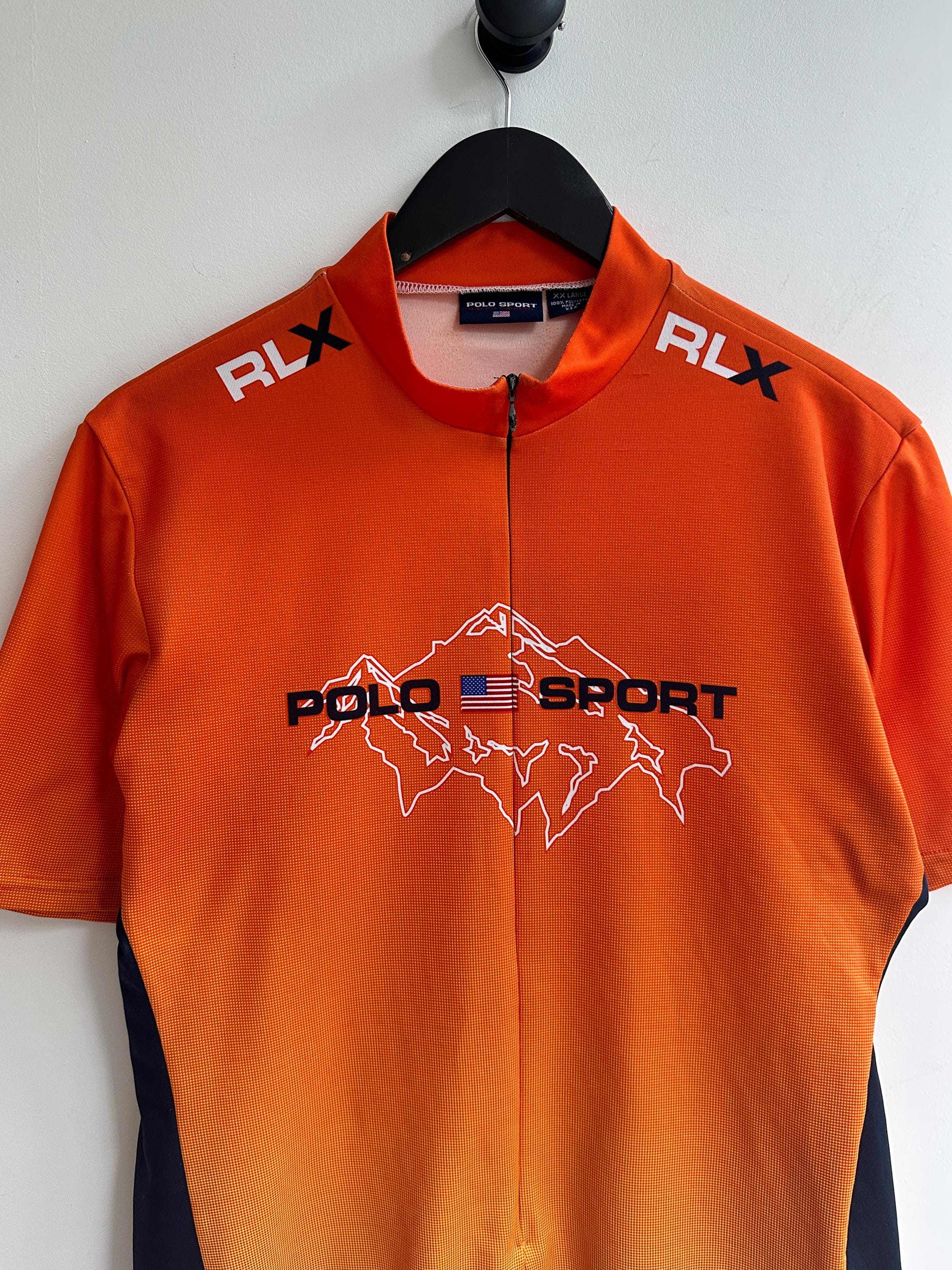 Vintage 90s Polo Sport Ralph Lauren Cycling Jersey Size L Men's - Etsy