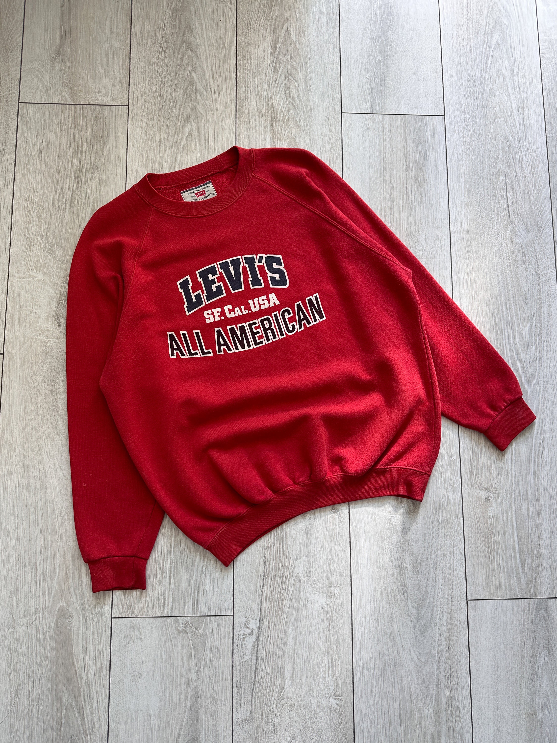 Vintage Levis Sweatshirt - Etsy