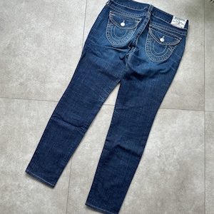 Vintage True Religion blauwe denim broek jeans maat 31