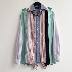 Reconstructed Polo Ralph Lauren Custom Shirt Mens size L