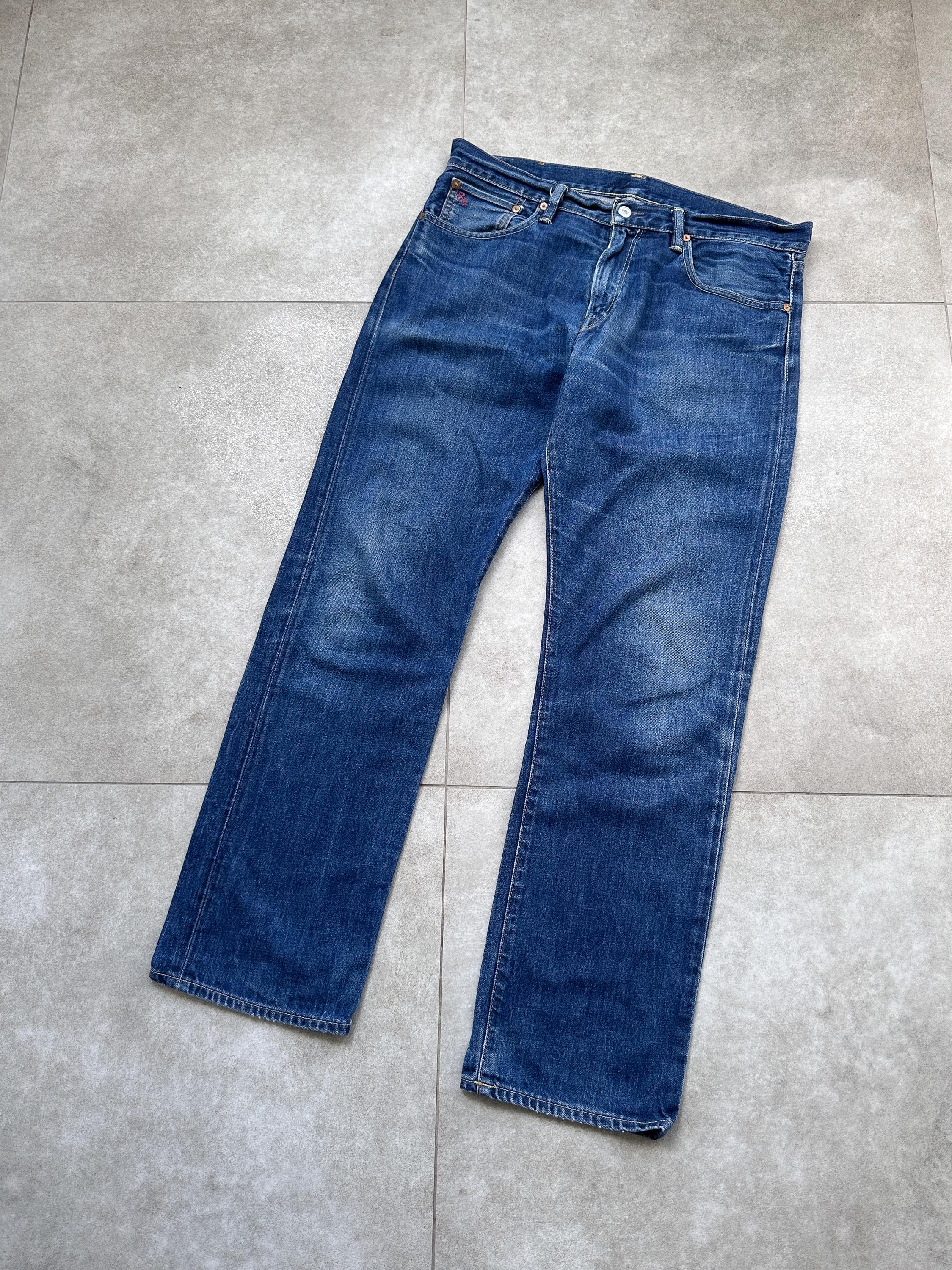 polo RalphLauren 極太denim y2k vintage 90s Vintage Y2k Polo Ralph Lauren Blue Denim Jeans 36x32 Mens - Etsy