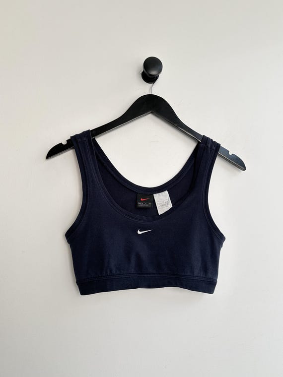 nike mini swoosh crop top