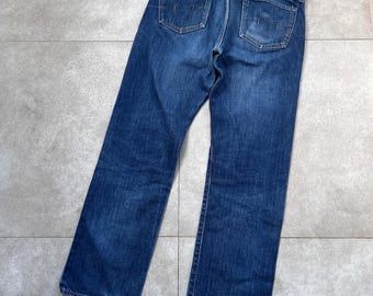 Vintage Y2k Polo Ralph Lauren Blue Denim Jeans 36x32 Mens - Etsy