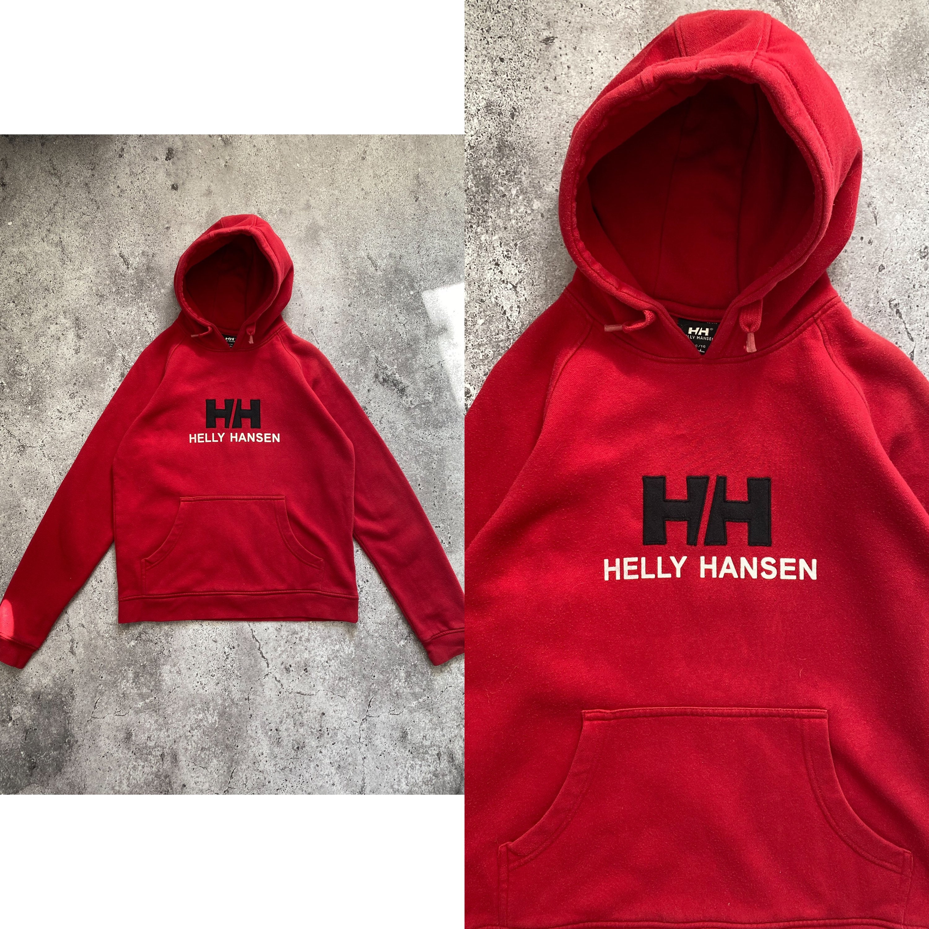 Helly hansen red hoodie sale