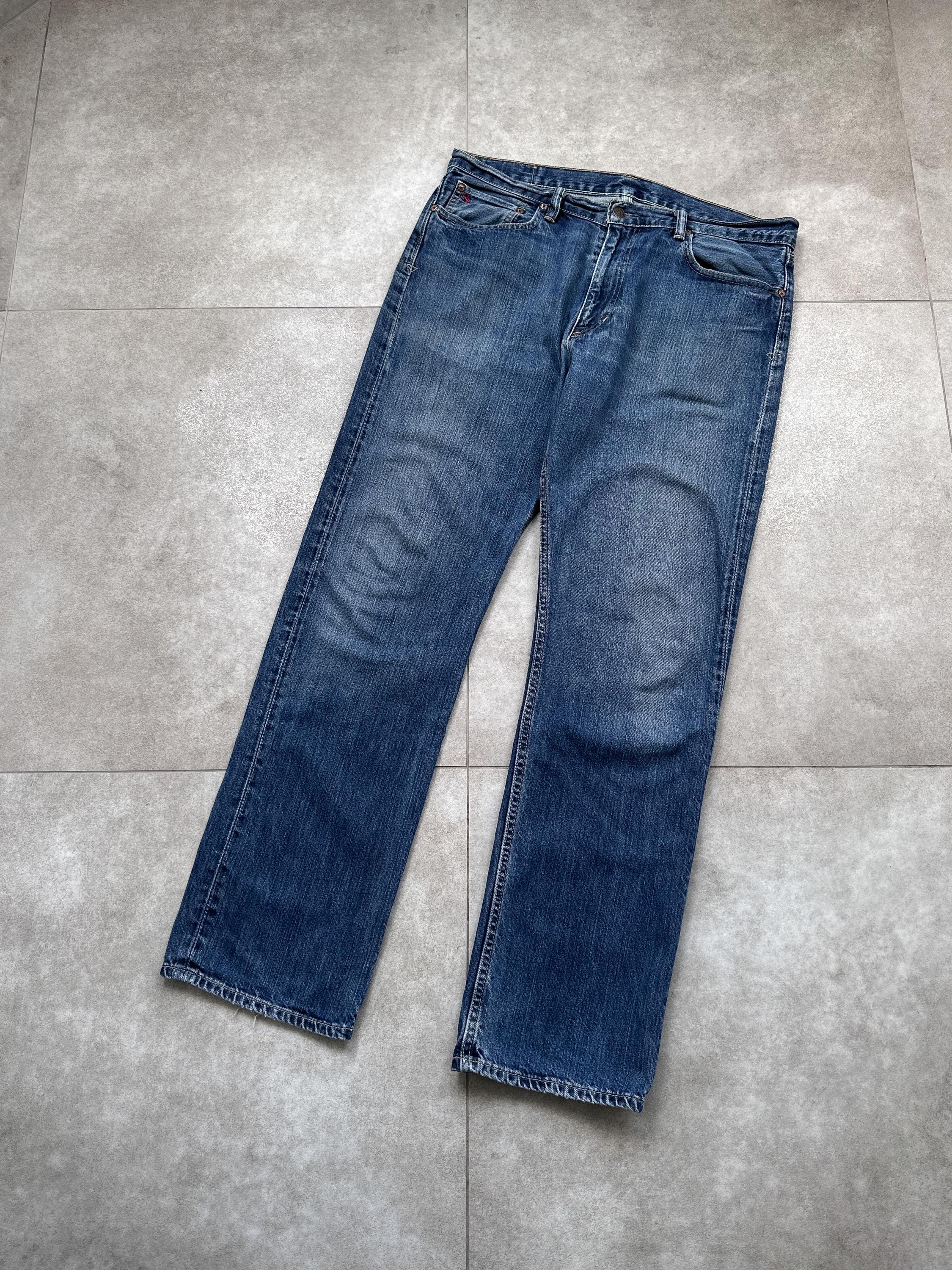 Vintage Y2k Polo Ralph Lauren Blue Denim Jeans 36x32 Mens - Etsy