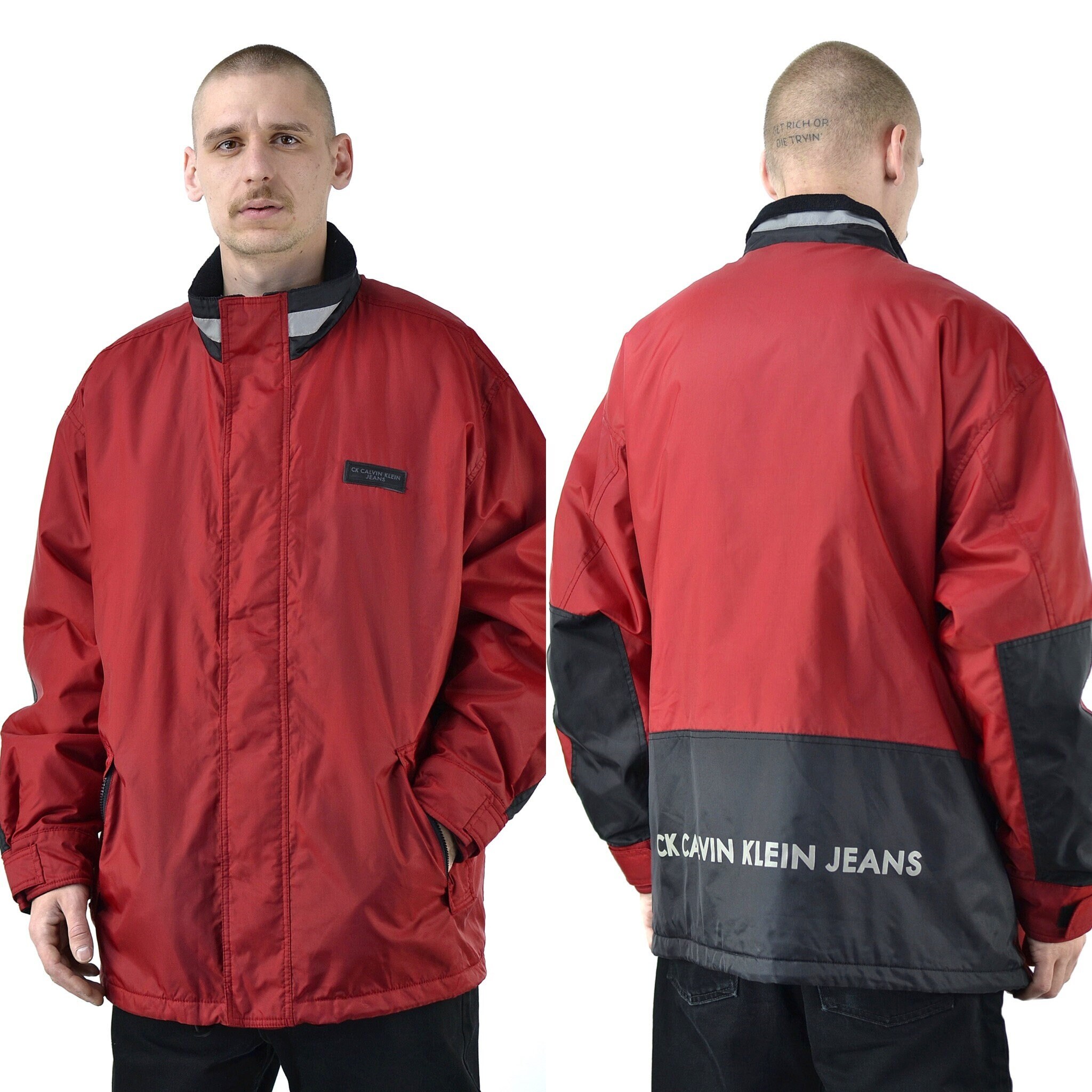 Vintage Calvin Klein Jeans Windbreaker Nylon Jacket