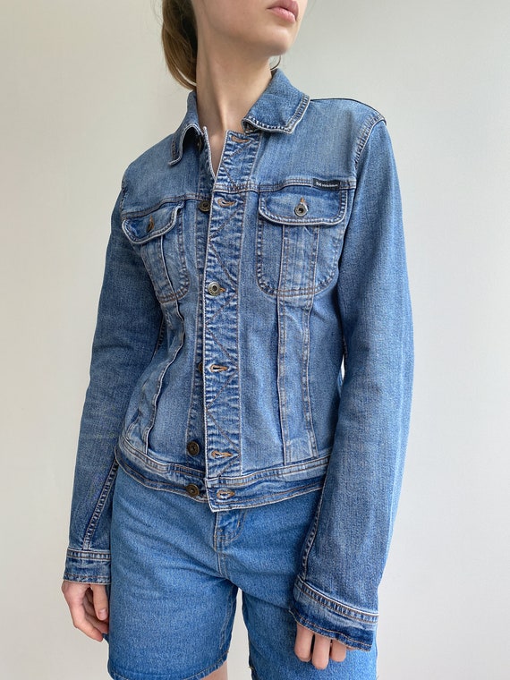 Vintage 90s Dolce Gabbana Blue Denim Jacket Jeans XS S - Etsy Canada
