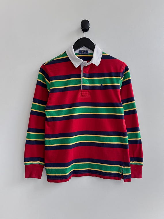 Vintage Polo Ralph Lauren Rugby Longsleeve Polo Shirt Womens Etsy UK