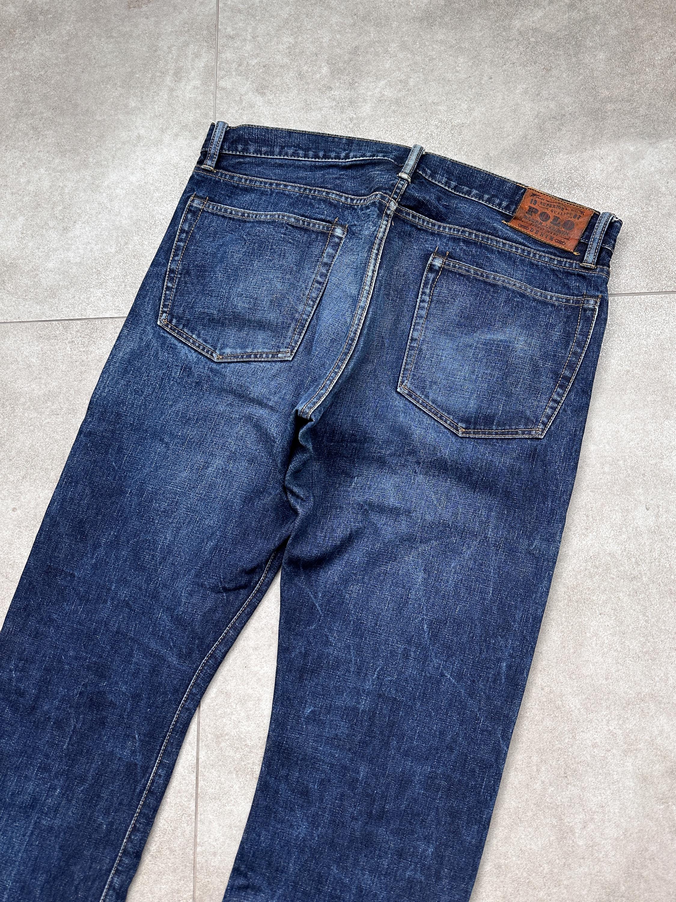 Vintage Y2k Polo Ralph Lauren Blue Denim Jeans 36x34 Mens - Etsy