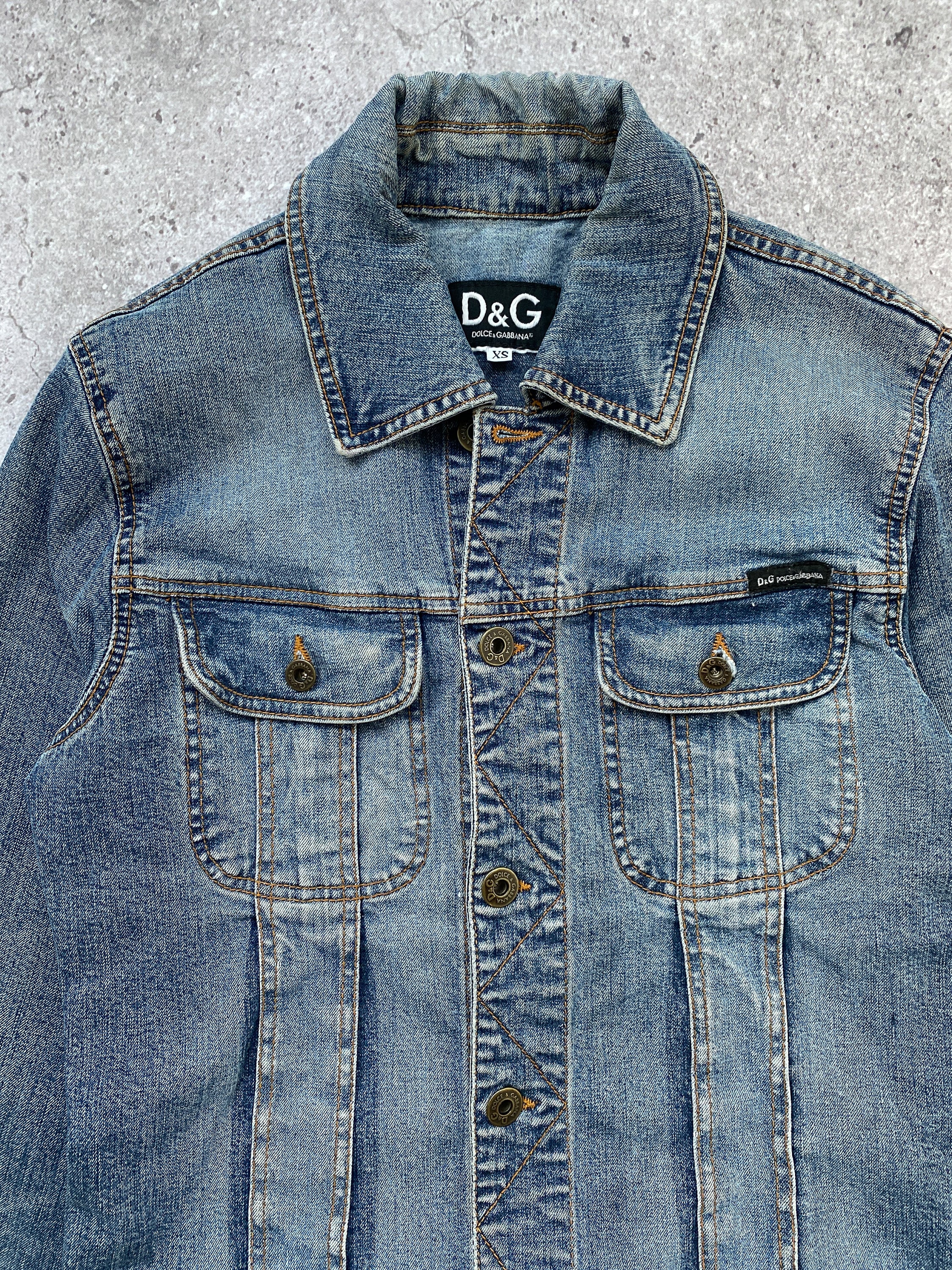 ヴィンテージ 90年代 ドルチェ＆ガッバーナ ブルー デニム ジャケット