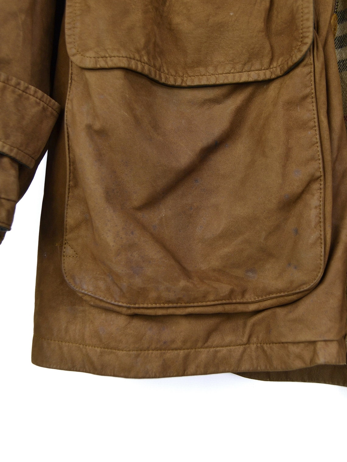 Vintage Burberrys Leather Heavy Coat Jacket | Etsy