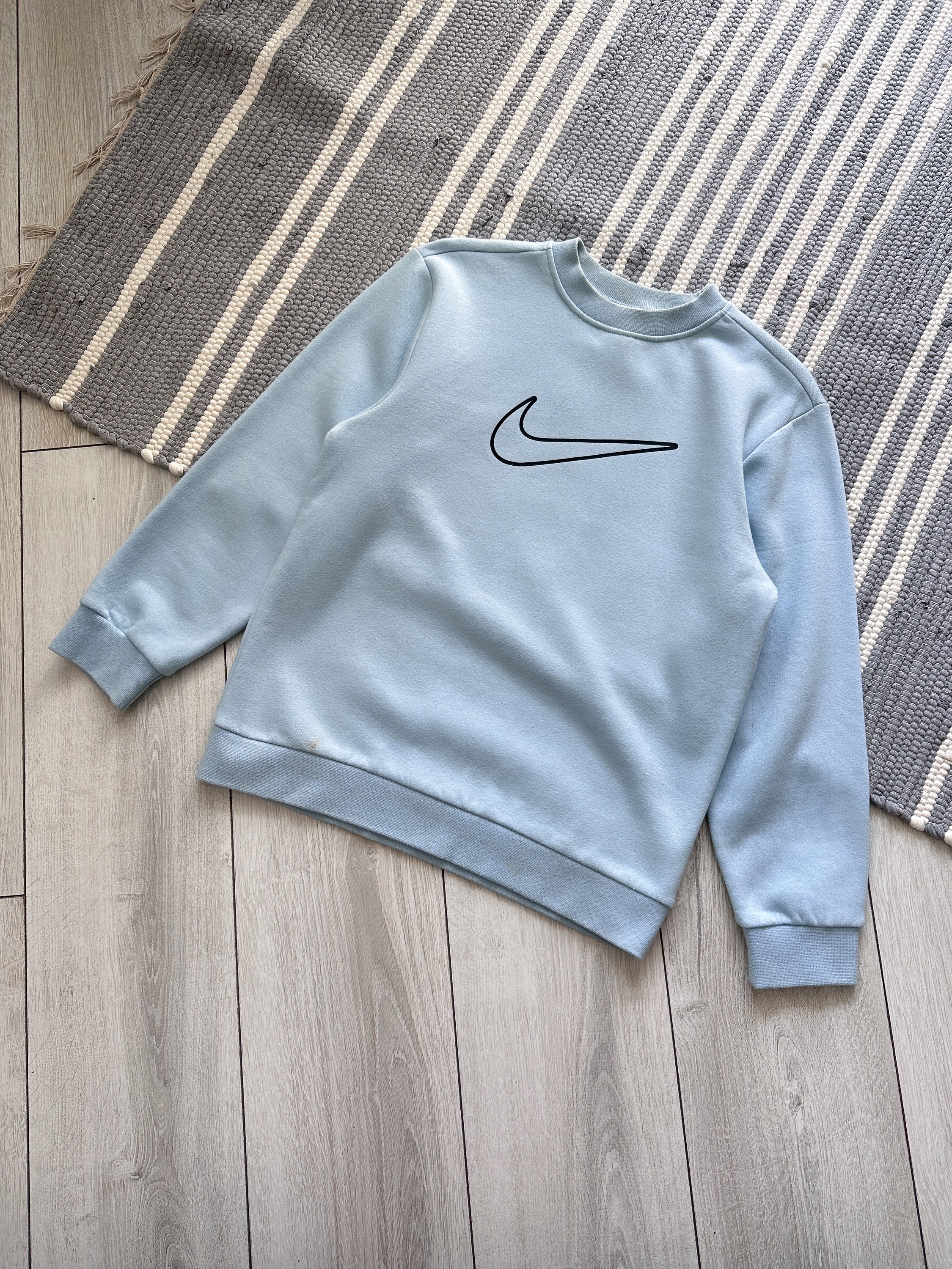 Vintage Y2K Nike Blue Sweatshirt - Etsy