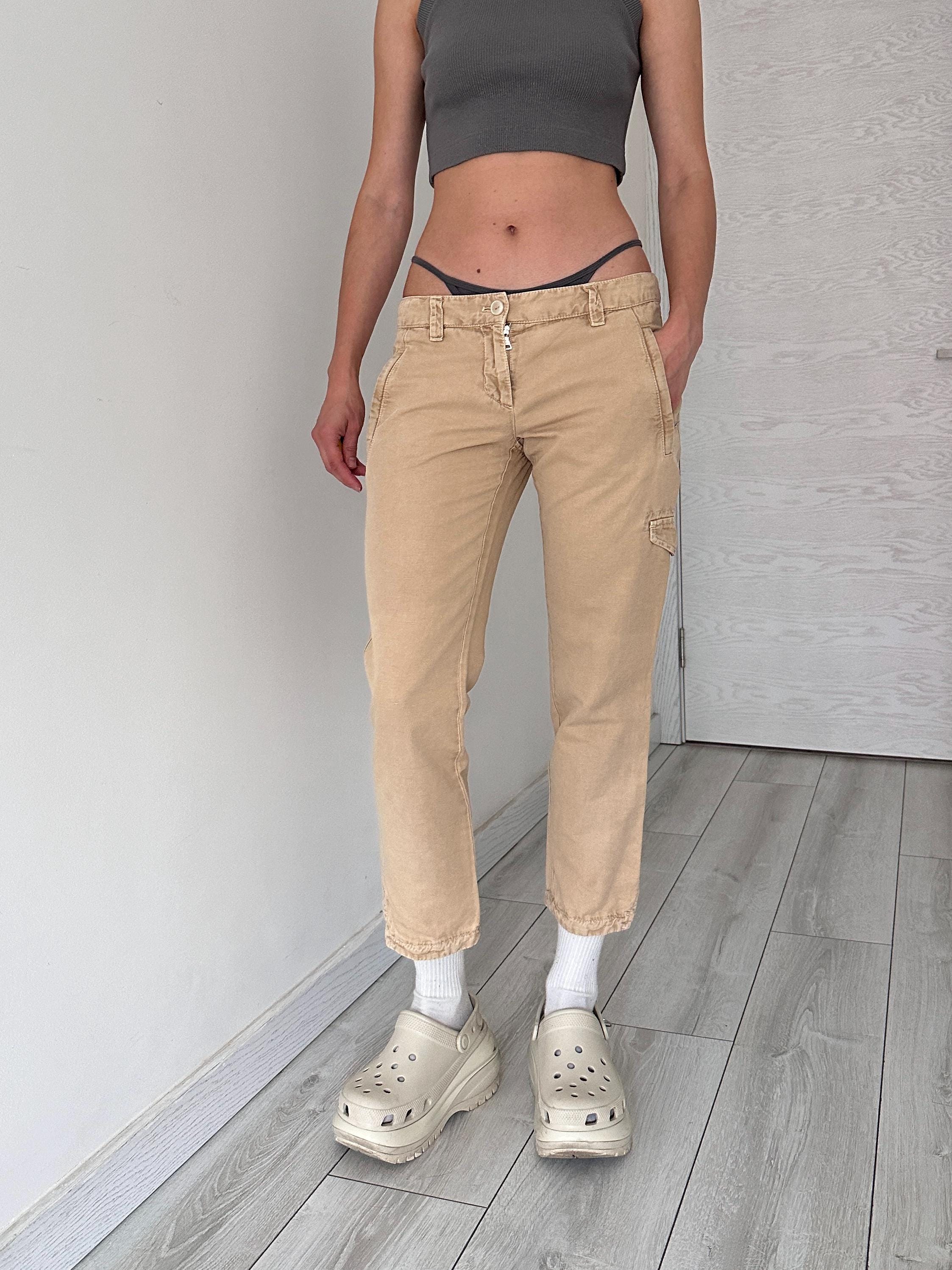 Vintage Prada Linen Cotton Crop Pants Shorts - Etsy