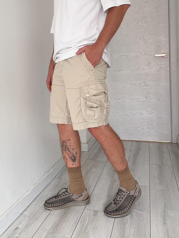 Vintage Polo Ralph Lauren Cargo Shorts Cream Mens Size S - Etsy